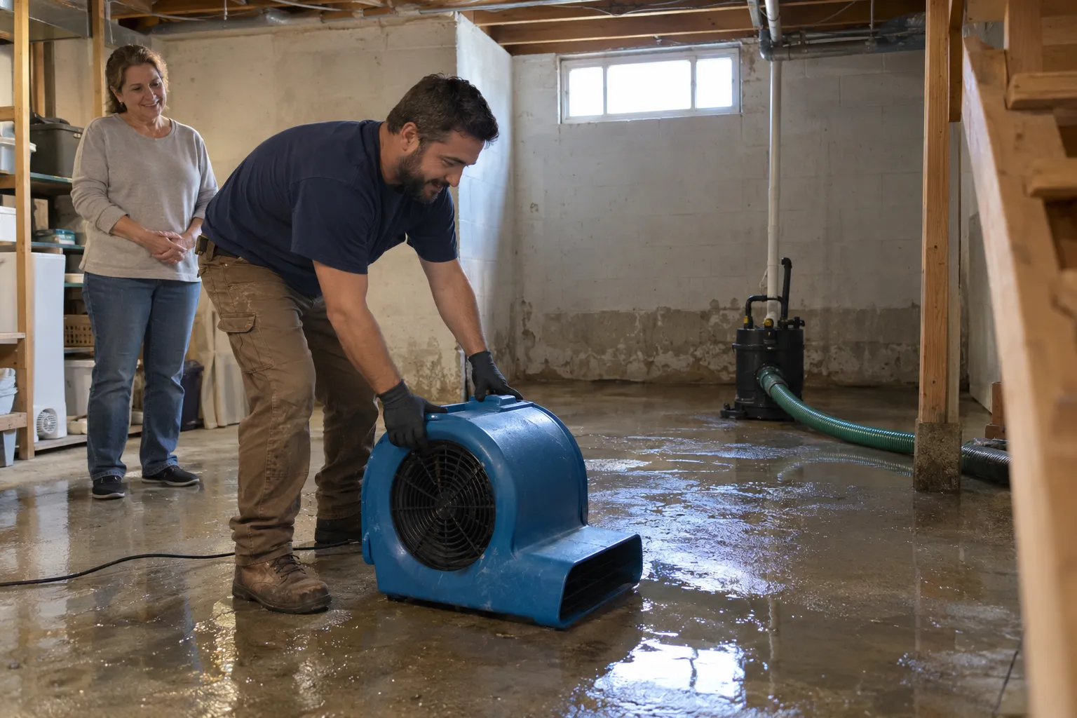 Flooded Basement Cleanup in Los Angeles, CA